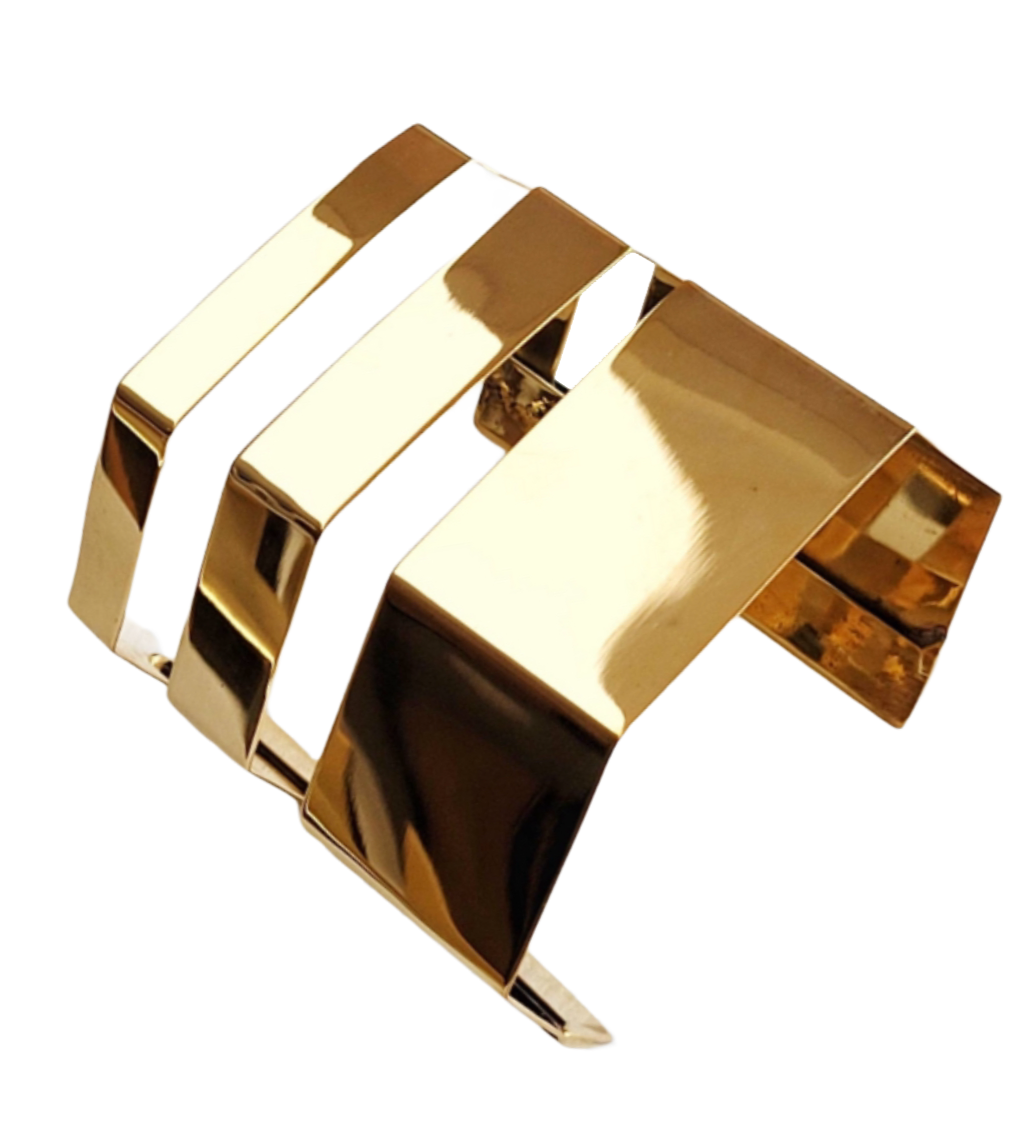 Brass Octagonal Cuff