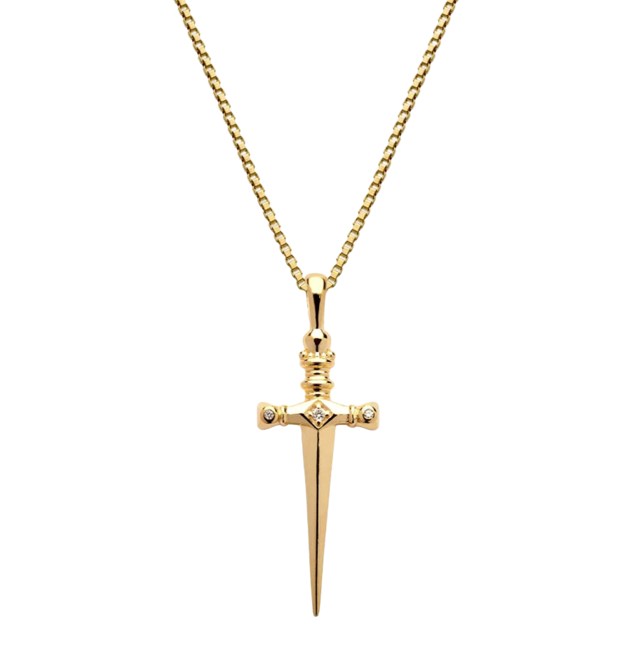 Diamond Sword Necklace