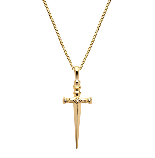 Diamond Sword Necklace